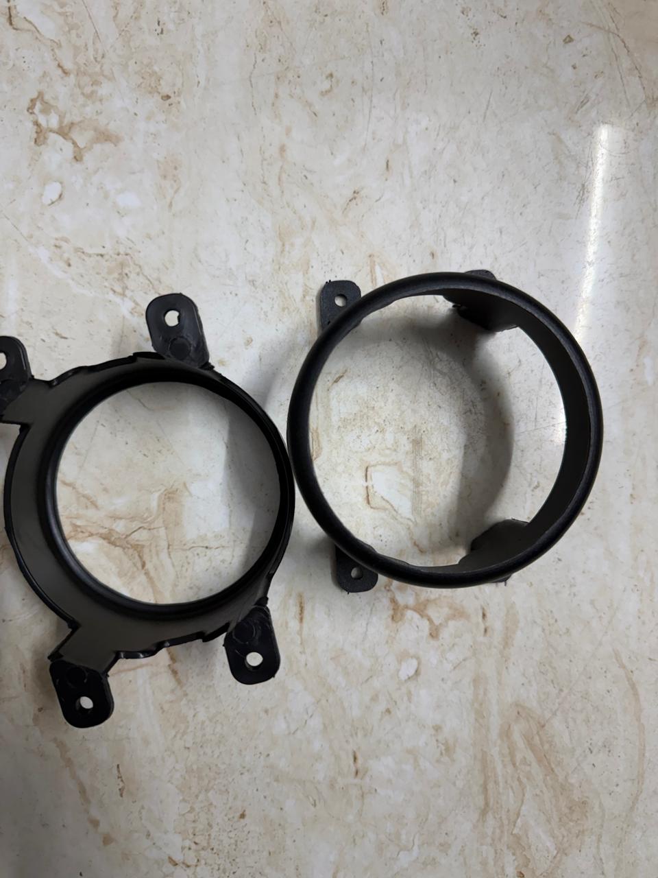 Car Fog Lamp Bracket â€“ Durable ABS Plastic Fog Light Holder Mounting Frame | Compatible with 3 Inch Fog Projector/LED Fog Lamp | Universal Fit for Cars