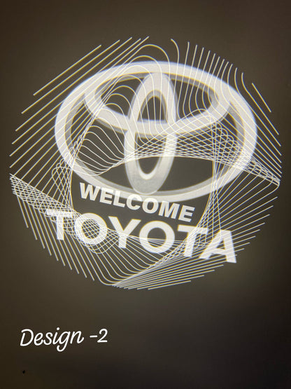 LED Welcome Logo Entry Plug and Play Ghost Shadow Projector Car Door Light for Toyota