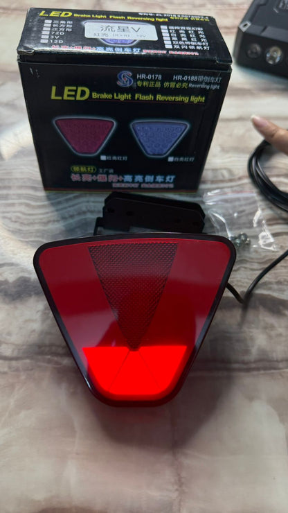 LED Rear Brake Light with Flash & Reversing Function | IP67 Waterproof | High Brightness Warning Light for Cars & SUVs