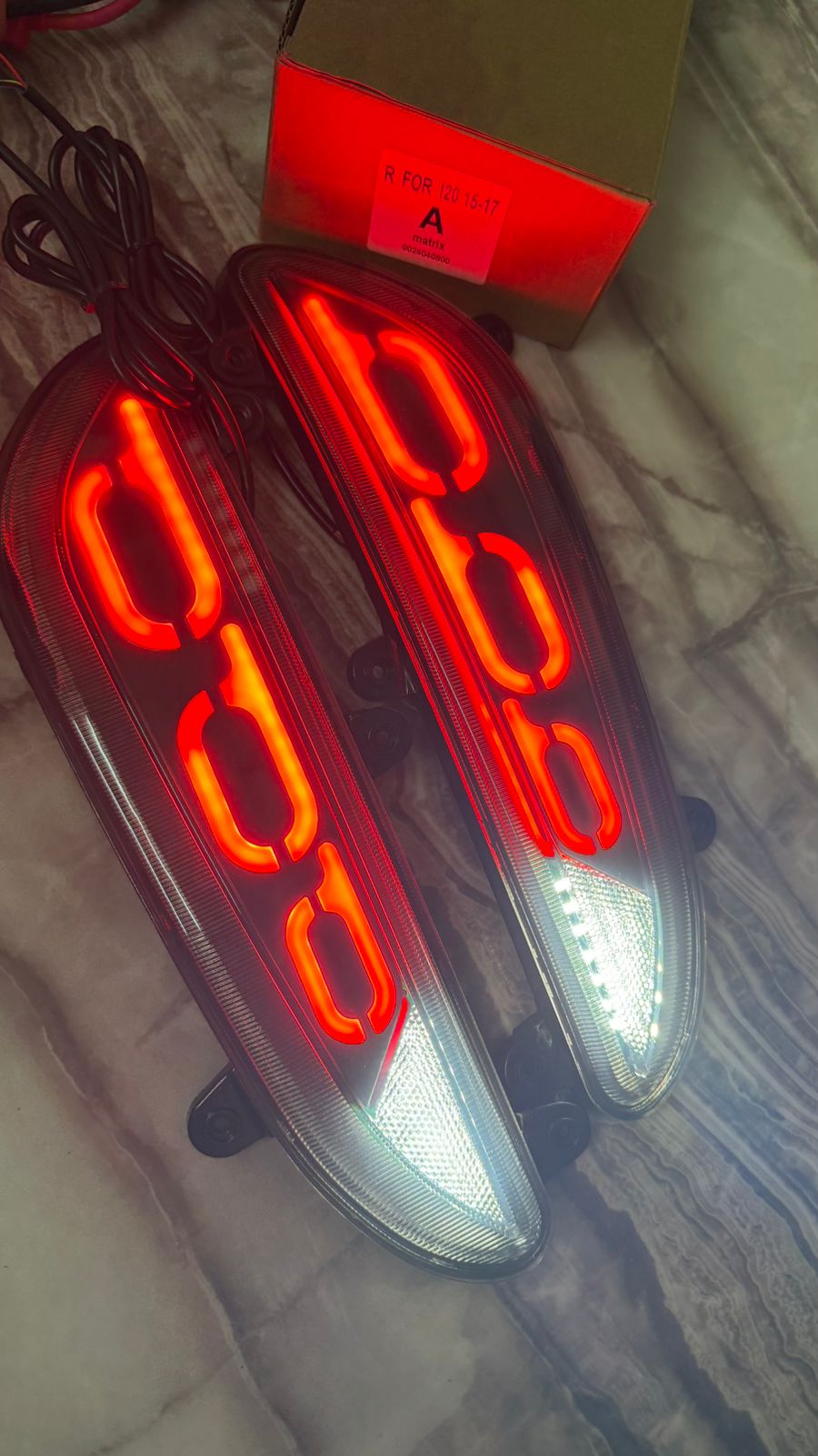LED Rear Bumper Reflector Light for Hyundai i20 (2015-2017)
