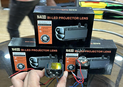 Car Mini GRILLE Bi-Led Projector Light