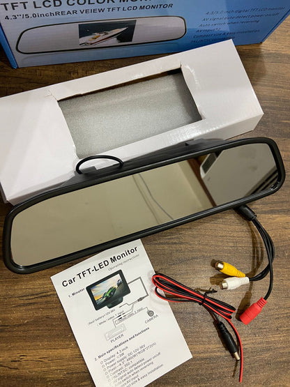 Car Monitor for Parking Display 4.3-inch TFT LCD Rear View Screen Desktop for Maruti Swift Dzire