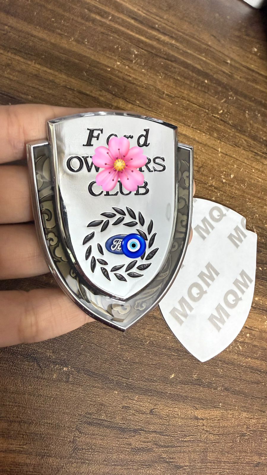 Premium Owners Club Metal Car Emblem Sticker | Luxury 3D Badge | Self-Adhesive Metal Logo for Cars, Bikes & Accessories