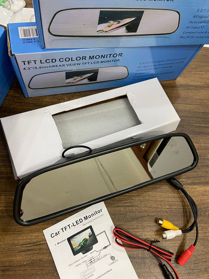 Car Monitor for Parking Display 4.3-inch TFT LCD Rear View Screen Desktop for Maruti Swift Dzire