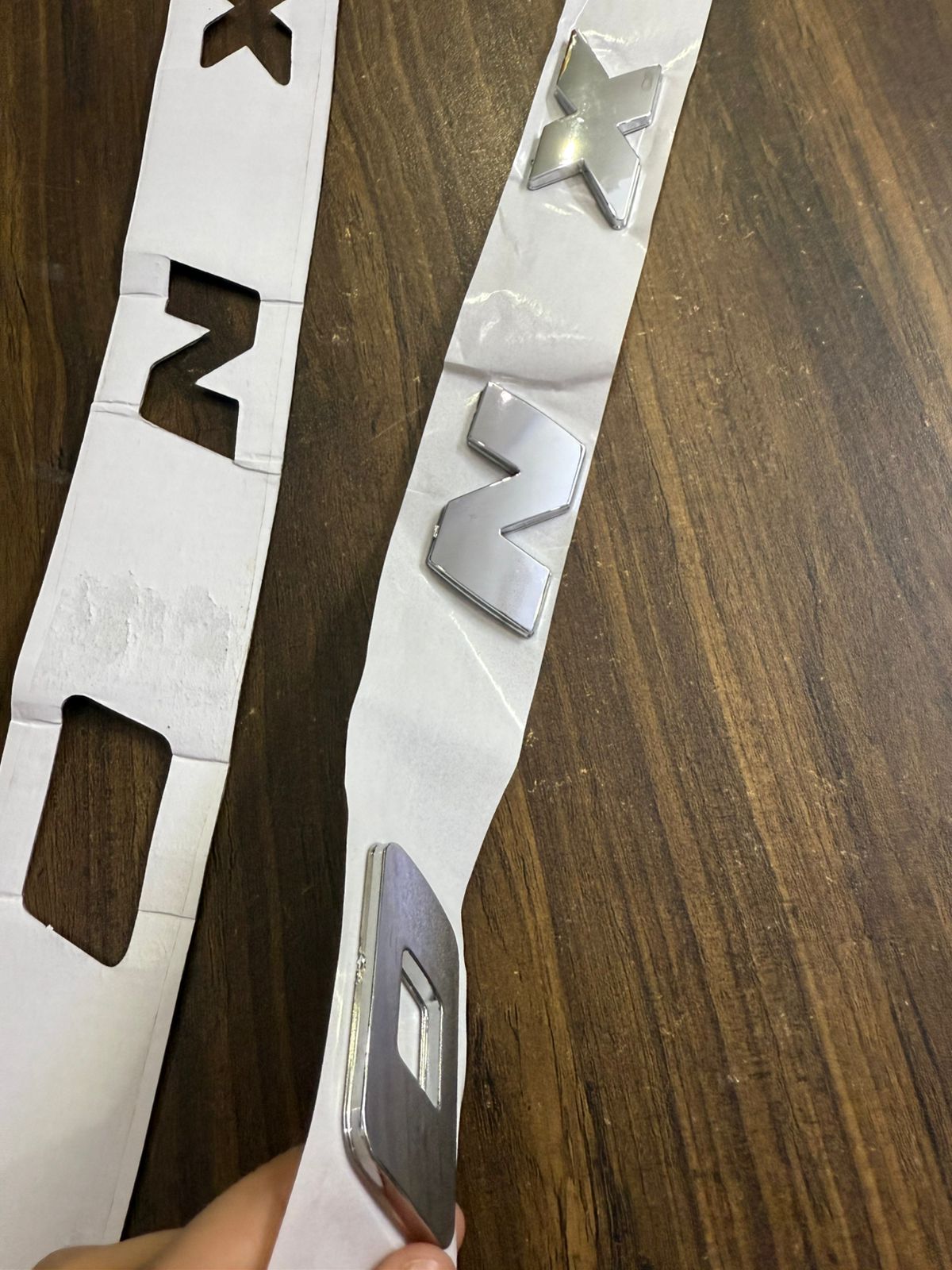 Caroxyen Fronx Car 3D Bonnet Letter Alphabets Names Logo, Chrome, Emblem Sticker for Maruti Suzuki Fronx, Car Monogram with Adhesive, Silver, Pack of 1,