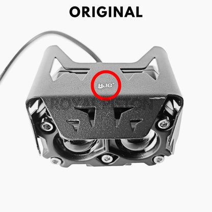 Original New Model 2 Eye HJG Fog Light for Bike Car, Thar Jeep (Cool White) (Yellow)