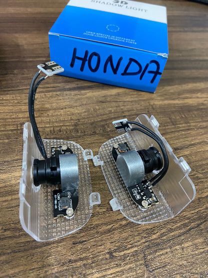 2pcs Led Light Door Projector Welcome Logo Light for HONDA