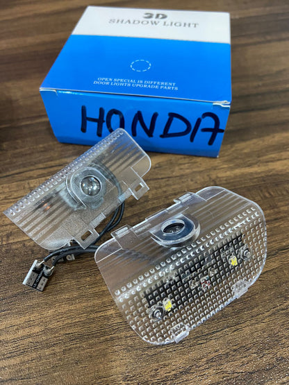 2pcs Led Light Door Projector Welcome Logo Light for HONDA