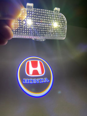 2pcs Led Light Door Projector Welcome Logo Light for HONDA