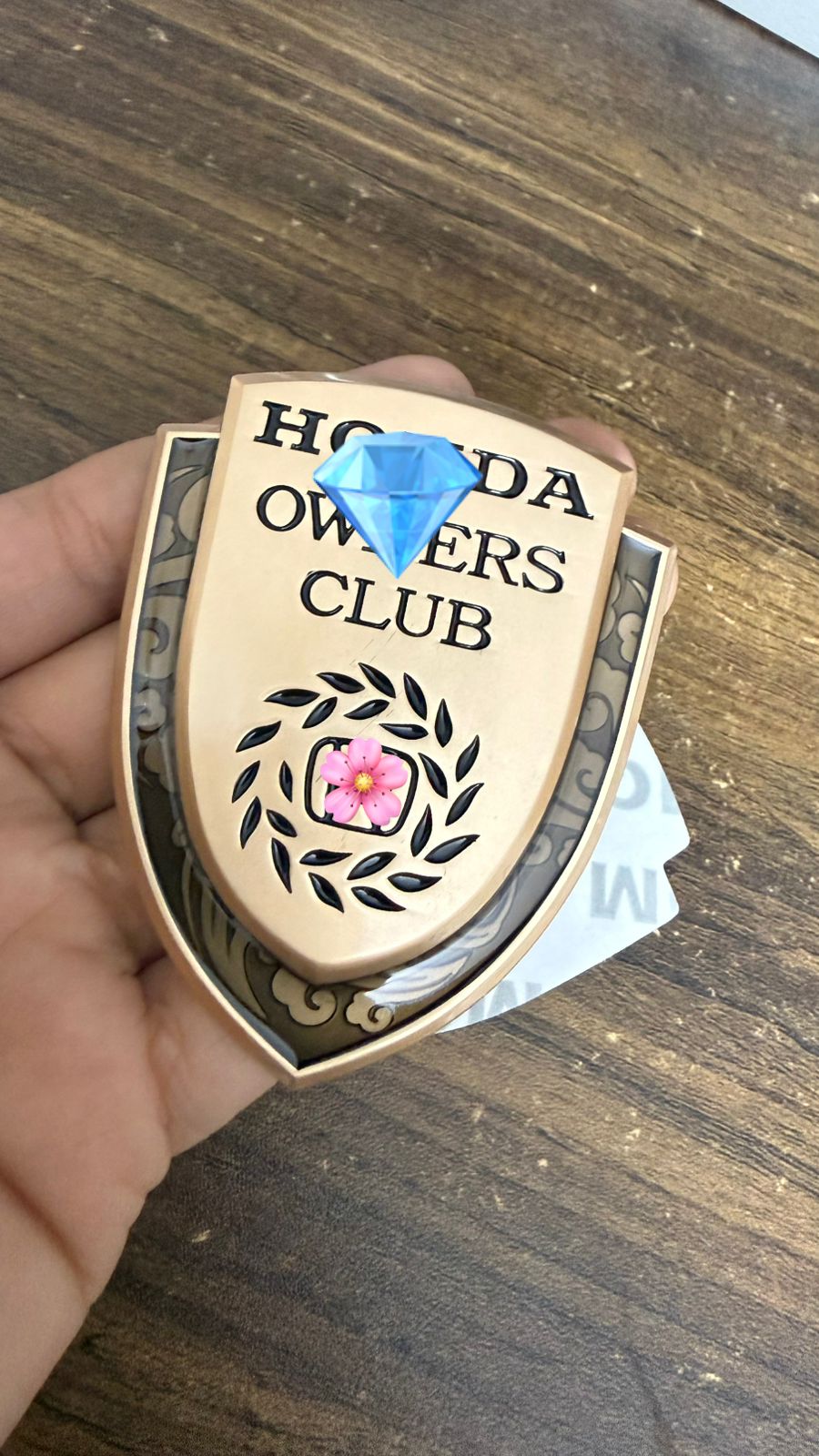 Premium Owners Club Metal Car Emblem Sticker | Luxury 3D Badge | Self-Adhesive Metal Logo for Cars, Bikes & Accessories