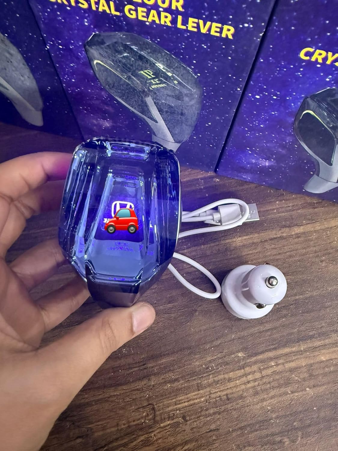 Crystal LED Gear Knobs- With Front and Side Light