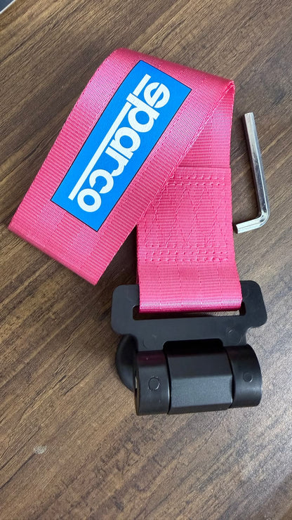 Caroxygen Rear Tow Strap Tow Hook Towing Belt