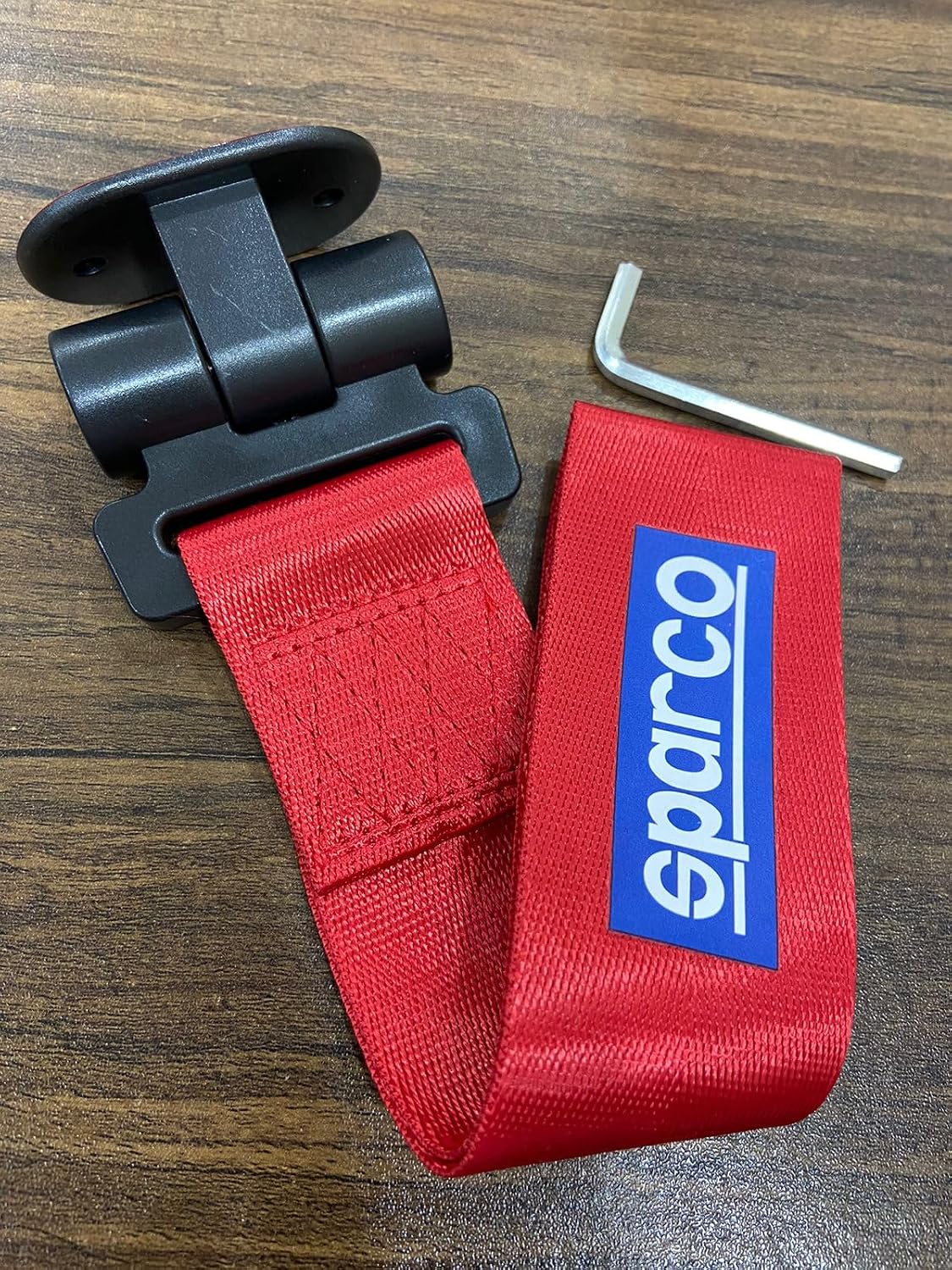 Caroxygen Rear Tow Strap Tow Hook Towing Belt