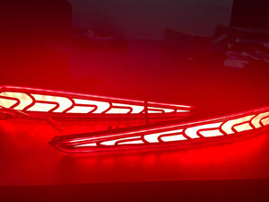 Rear Fog Light Reflector DRL Matrix Type Compatible for Hyundai New i20 Car Fancy Lights  (Red)