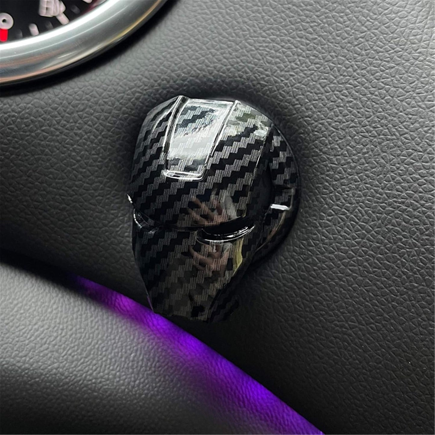 Car Engine Start Stop Button Cover Push Start Button Cover Car Engine Decoration Cover