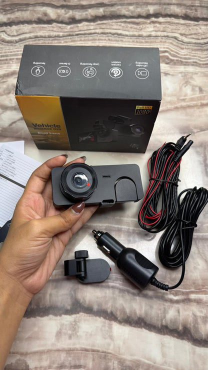 Dash Camera with Full HD 1080P Recording, G-Sensor, Night Vision & Parking Monitor