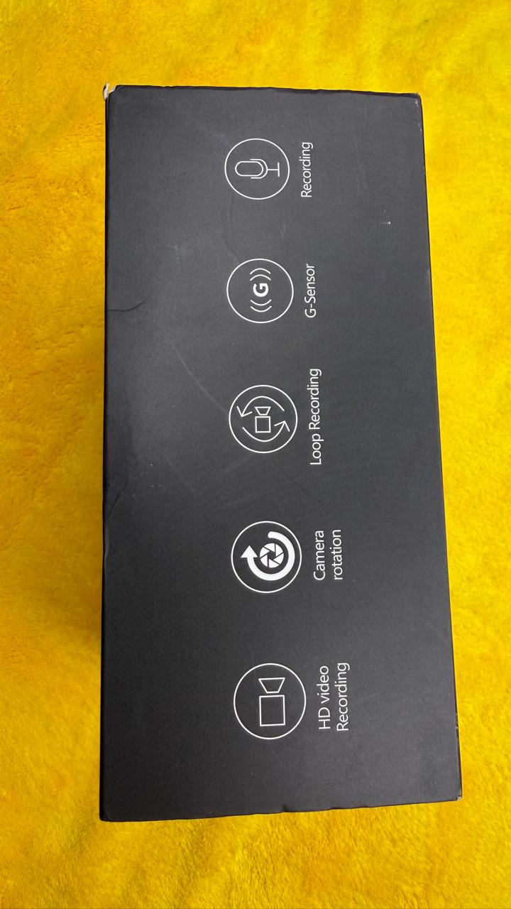 Dash Camera with Full HD 1080P Recording, G-Sensor, Night Vision & Parking Monitor