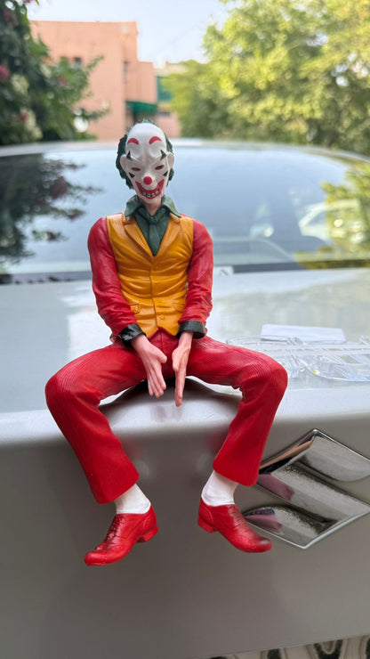 Joker Action Figure Collectible Statue –  (Small/Large Size) Decorative Figurine for Car Dashboard