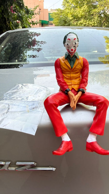 Joker Action Figure Collectible Statue –  (Small/Large Size) Decorative Figurine for Car Dashboard