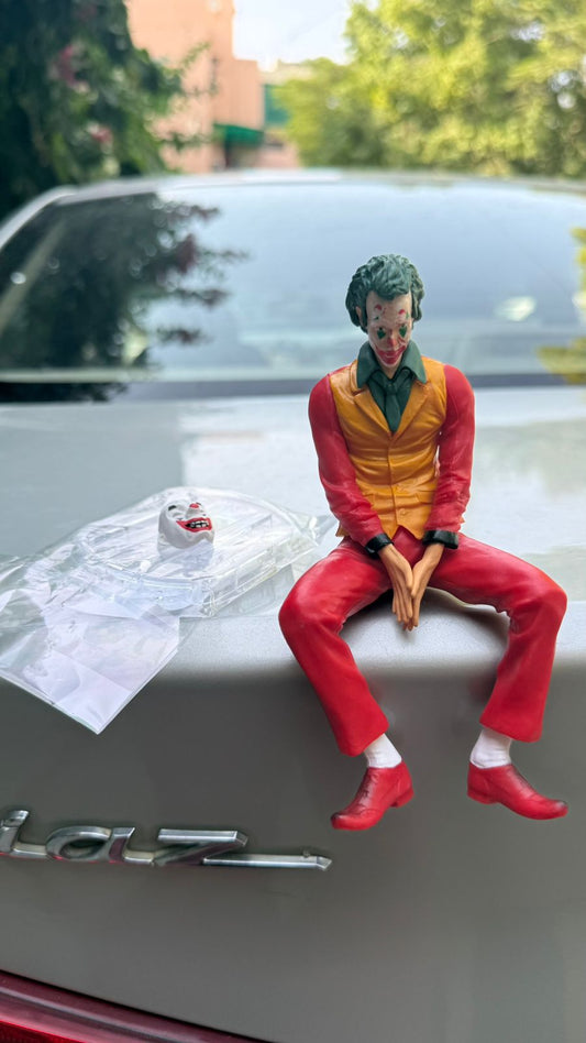 Joker Action Figure Collectible Statue –  (Small/Large Size) Decorative Figurine for Car Dashboard