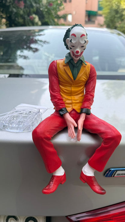Joker Action Figure Collectible Statue –  (Small/Large Size) Decorative Figurine for Car Dashboard