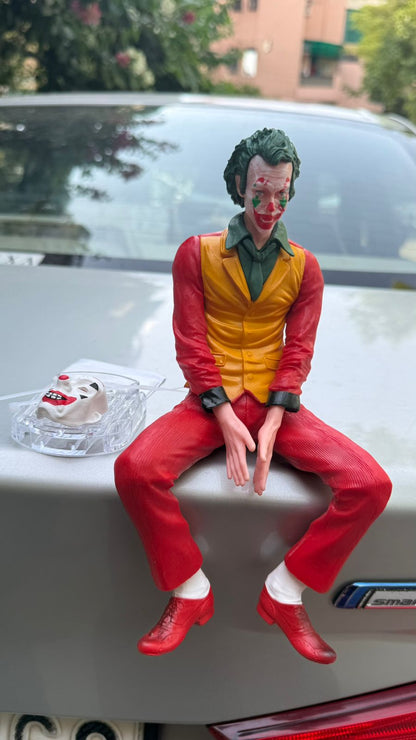 Joker Action Figure Collectible Statue –  (Small/Large Size) Decorative Figurine for Car Dashboard