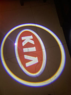 Car LED Logo shadow light Projector Welcome Ghost lights Accessories Emblem Lamp For KIA CERATO