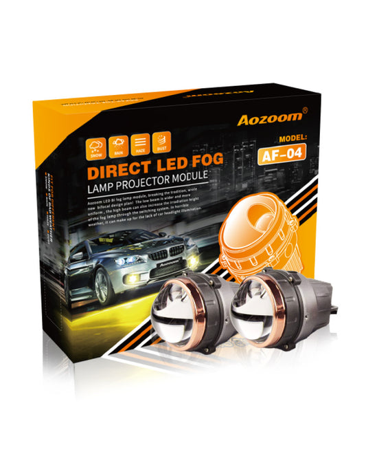 Aozoom AF-04 FLP-2090 bi-focal 3 inch Led Fog Projector with Quattro Lens