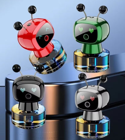 Stylish Intelligent Aromatherapy Robot Car Perfume Sprayer Smart Aromatherapy Car Decoration Perfume | Dashboard Perfume Diffuser Auto Fragrance Scents (Multi)
