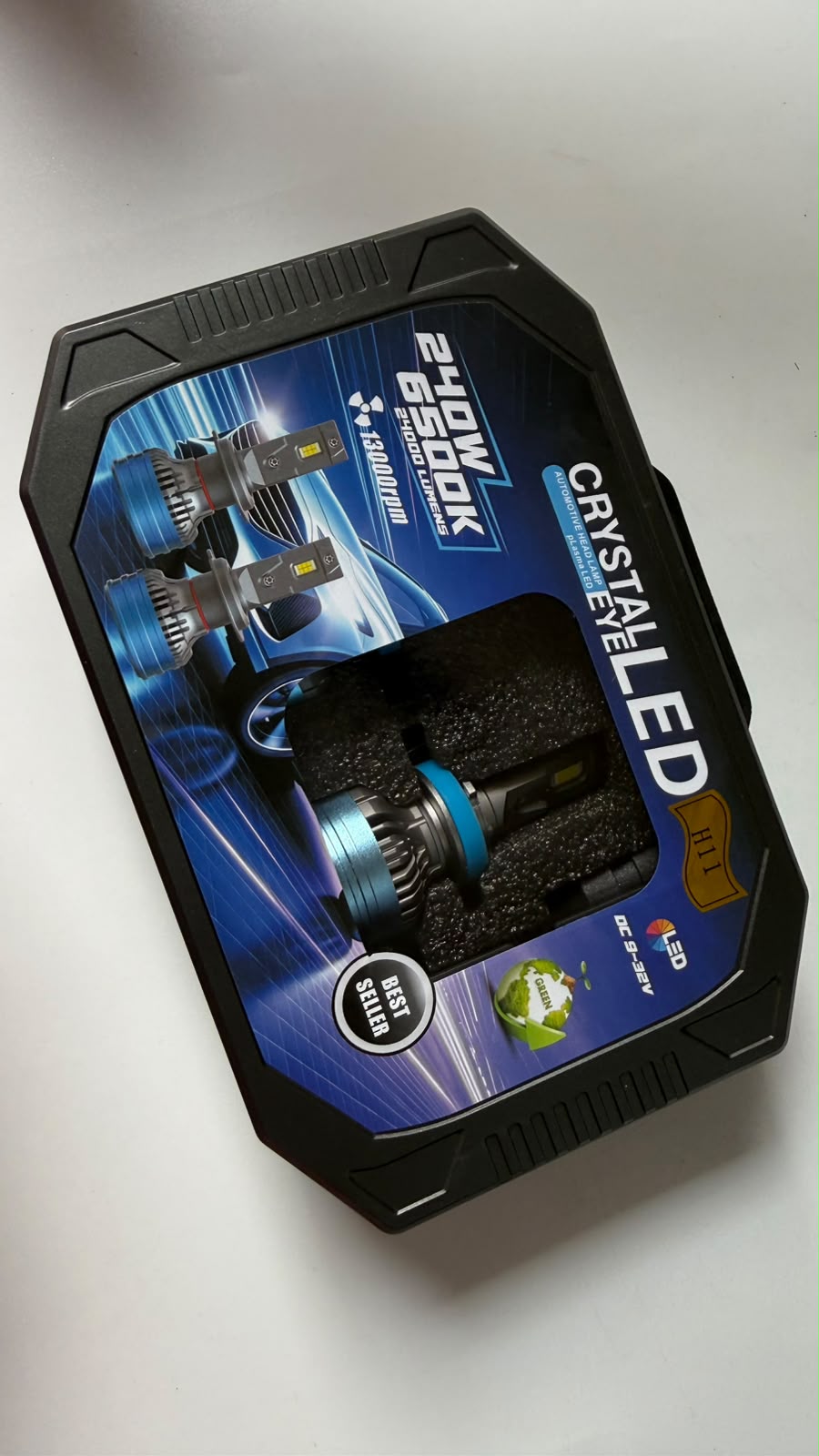 Caroxygen Crystal LED Headlight Bulb - pack of 2