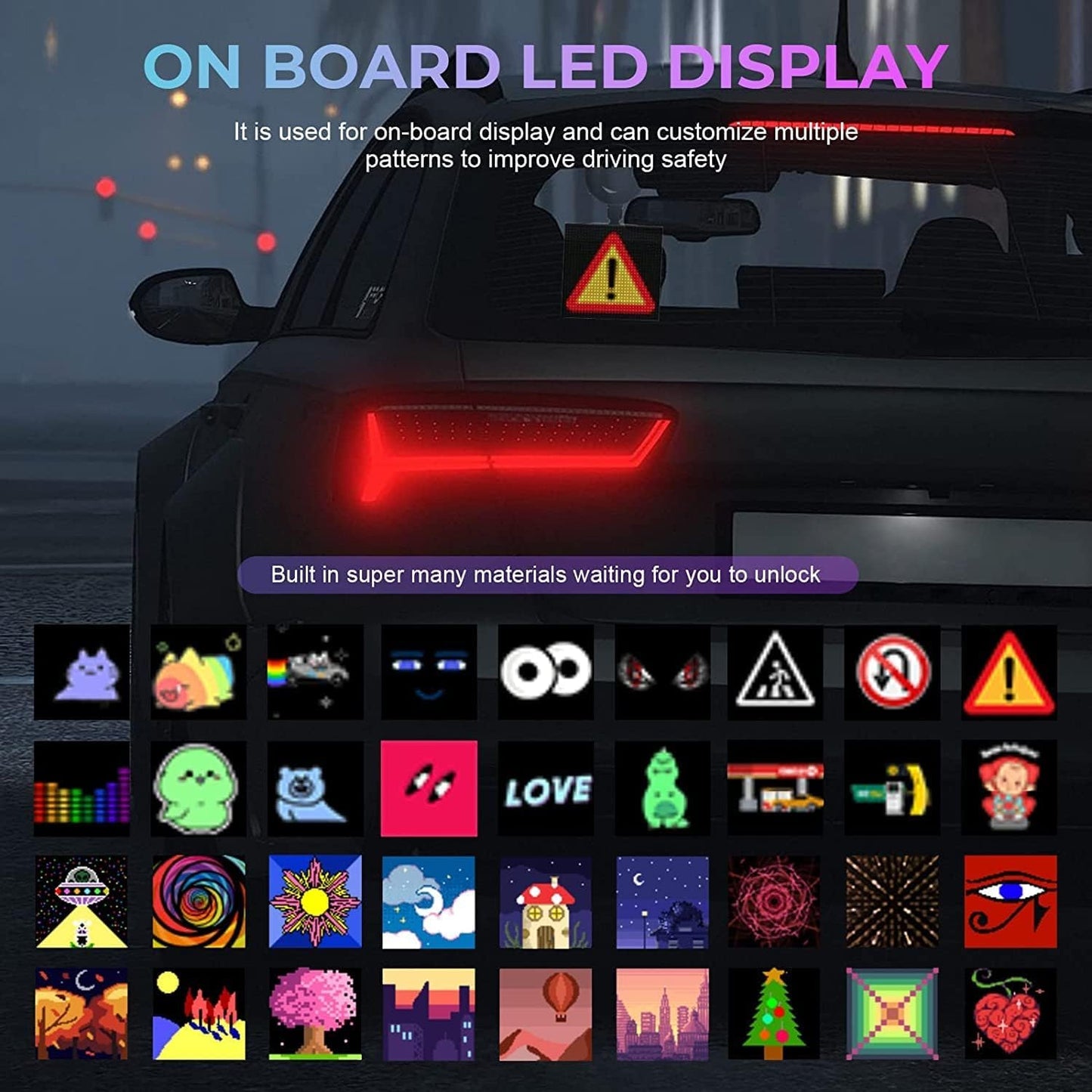 Original High Quality LED Car Smart Screen Colourfull Display Suitable for All Cars