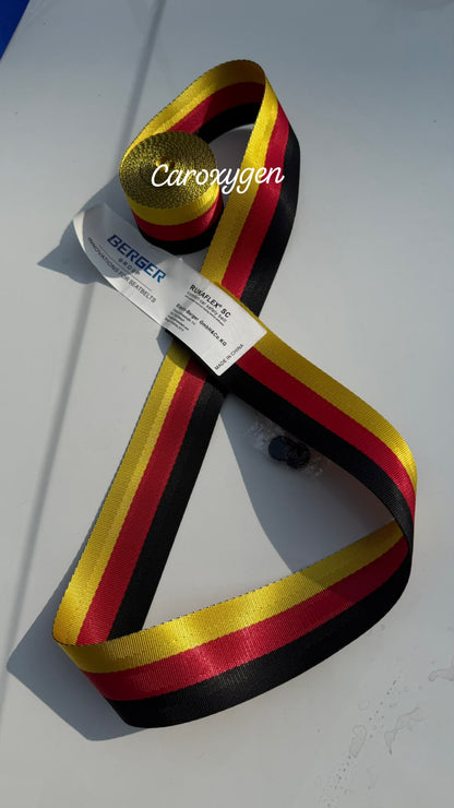 Berger seat belt Premium selection seatbelt with particularly high-wearing comfort. The German BERGER Innovations for Seatbelts, Comfort Car Safety Belts with Soft Edges & Overlasting Lateral Stiffness