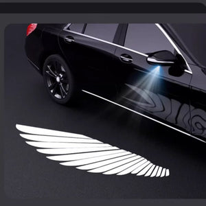 Original Car Rearview Mirror Side LED Angel Wing Light Welcome Dynamic Projection Lamp