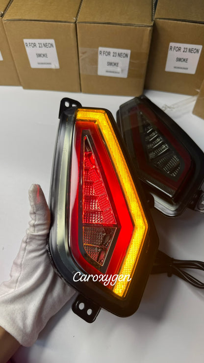 Caroxygen LED Reflector Light for Tata Nexon 2023 – Smoke Onwords Pack of 2