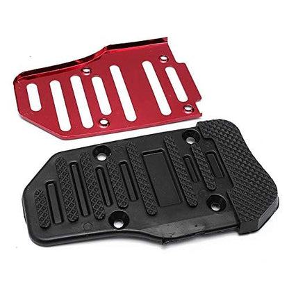 Caroxygen 3 Pcs Non-Slip Manual CS-373 Car Pedals Kit Sports Pad Covers Set for All Cars (Red)