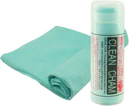Premium Chamois Cloth for Car - 1pack - Yellow Car Shammy Towel - 26â€x17â€ - Super Absorbent Reusable Shammy Cloth for Car - Scratch-Free