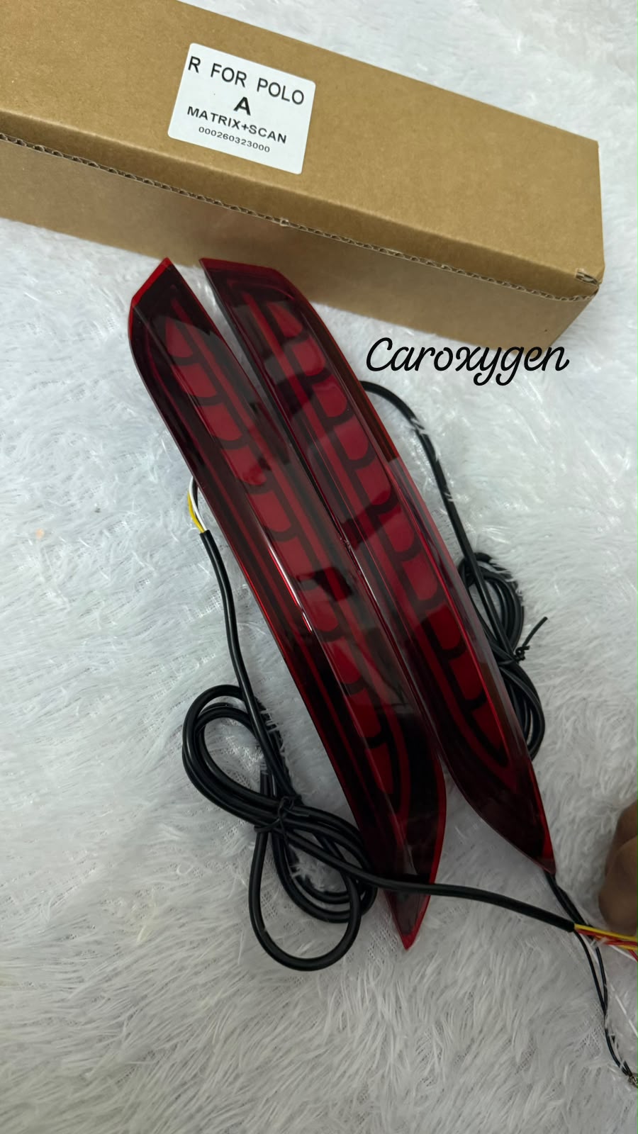 Rear Bumper Reflector led Light For Vw Polo Light  - Pack Of 2