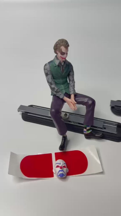 Caroxygen  Car Dashboard Sliding Joker  | Sitting Joker Figurine with Mask