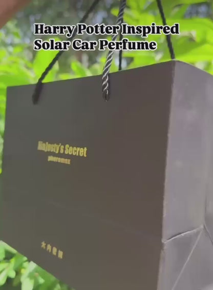Solar Car Air Freshener Diffuser, Odor Eliminator for Vehicle Scenting Device, Long Lasting Scent for Auto, Automotive Accessories Interior Scent Diffuser