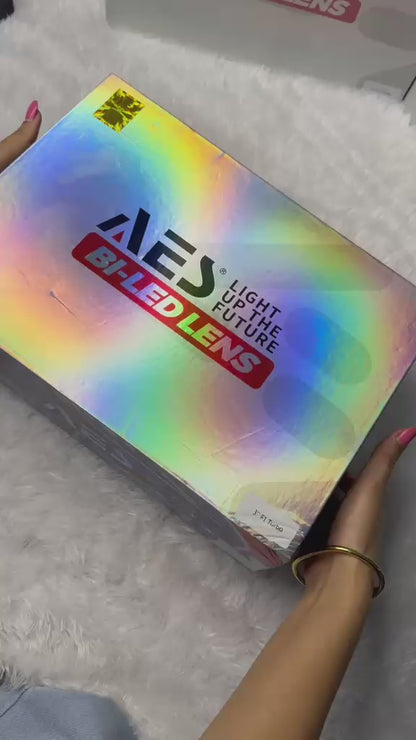 AES F1 Turbo Bi Led  Projector lans 3 inch | Headlight Retrofit (Set of 2) 1-year warranty