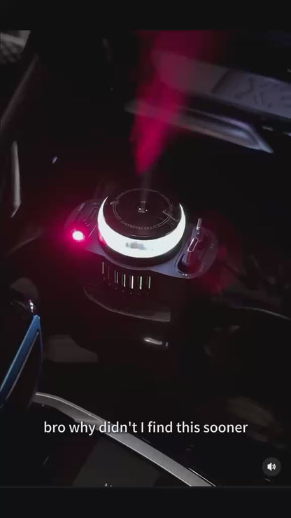 5 in 1 Starlight Car Charger with Perfume Diffuser & Fast Charging (45W)