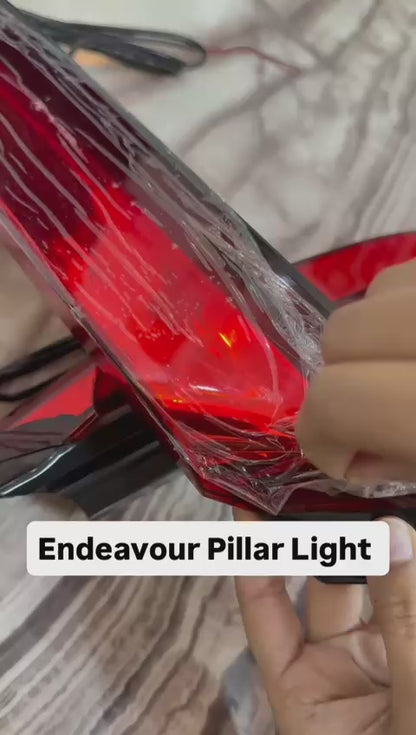 Led Rear Pillar Light for Ford Endeavour (2016 Onwards), Red