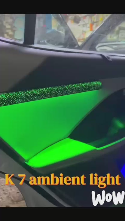 Cardi K7 (18-in-1) Ambient Light Kit – Smart RGB LED Interior Set.20 Strips RGB Interior LED Light Kit. SIZE-50CM
