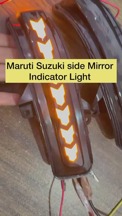 Side Mirror Led Indicator Light For Maruti Suzuki Swift -2011-2017 Onwards