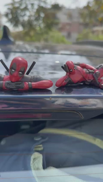 Deadpool Car Accessories, Ornament Action Figure, Car Marvel Interior Decoration Personality Anime DeadPool Action Mini Doll For Car Goods Car Interior Accessories Decoration
