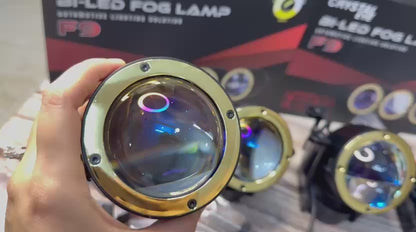 CRYSTAL EYE F9 Bi-LED Fog Lamp â€“ High Power Automotive Lighting Solution -1 year Warranty (120 watt 140 watt and 130 Watt)