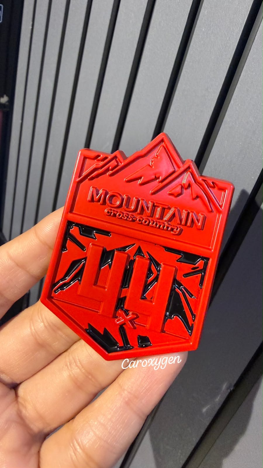 3D Mountain Cross Country 4x4 Metal Car Emblem Sticker