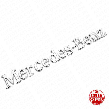 Chrome Letter Emblem 3D Logo Nameplate Badge Decoration for Mercedes-Benz AMG