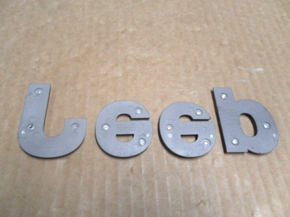 Jeep Letters Sticker for Cars, Jeep, Metal Badge