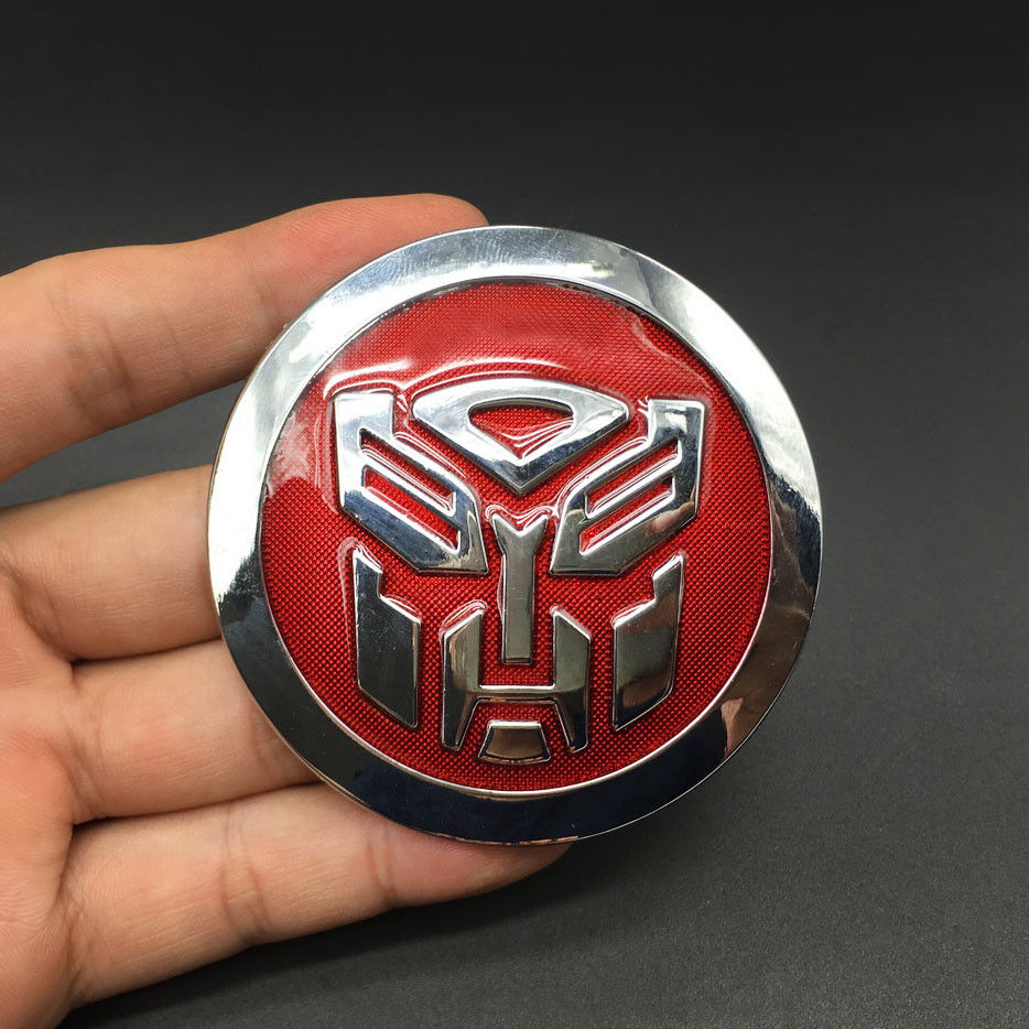 Metal Transformers Decepticon Autobot Emblem Car Motorcycle Badge Decal Sticker